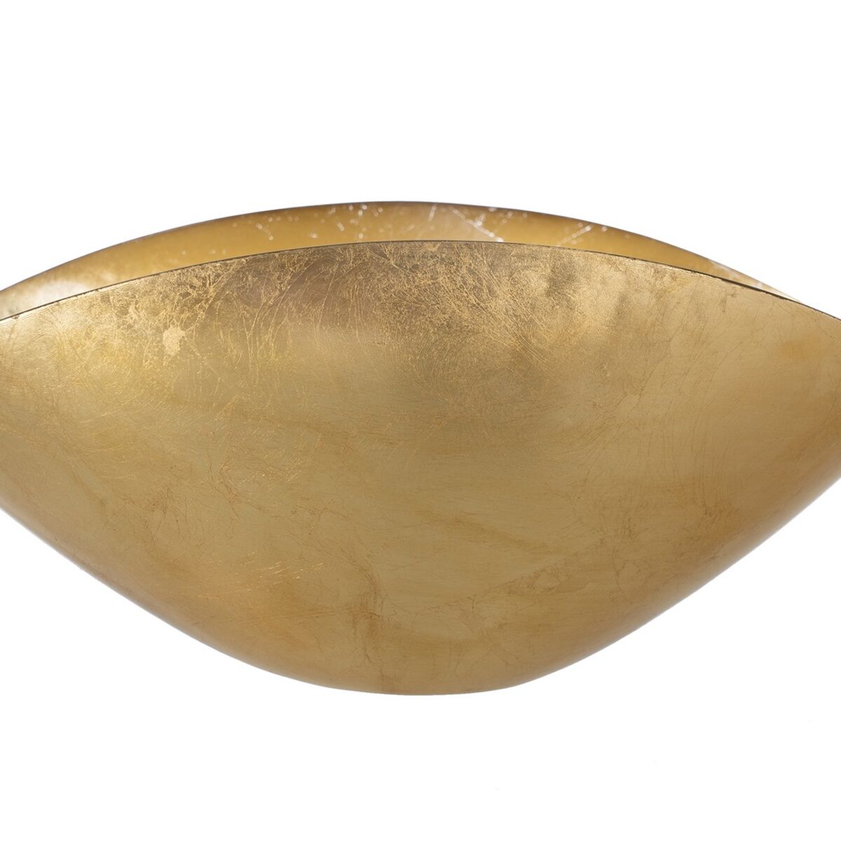 Centrotavola Dorato Cristallo 17 x 37 x 17 cm